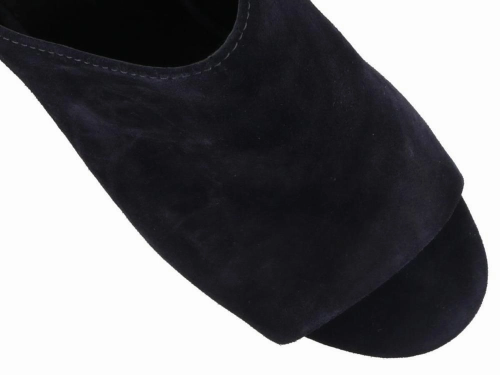 3.1 Phillip Lim Cube Suede Mules