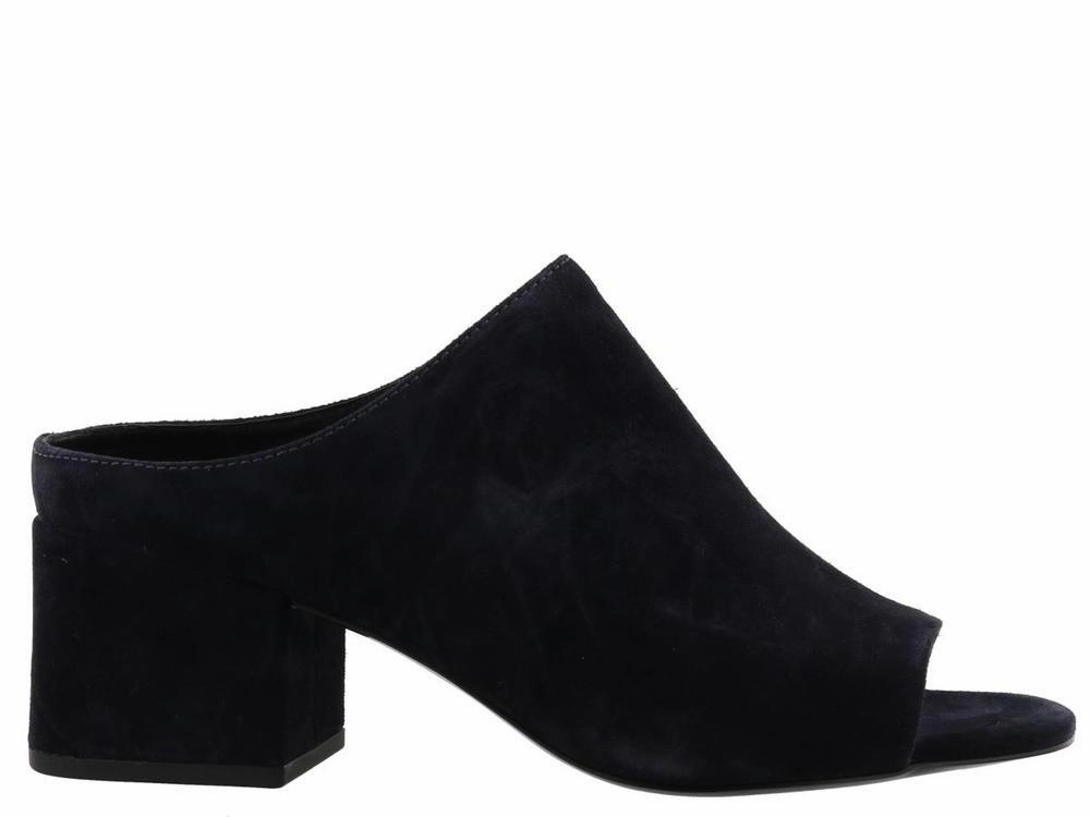 3.1 Phillip Lim Cube Suede Mules