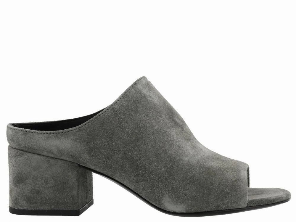 3.1 Phillip Lim Cube Suede Mules