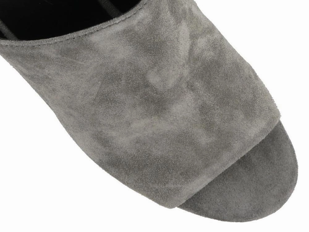 3.1 Phillip Lim Cube Suede Mules