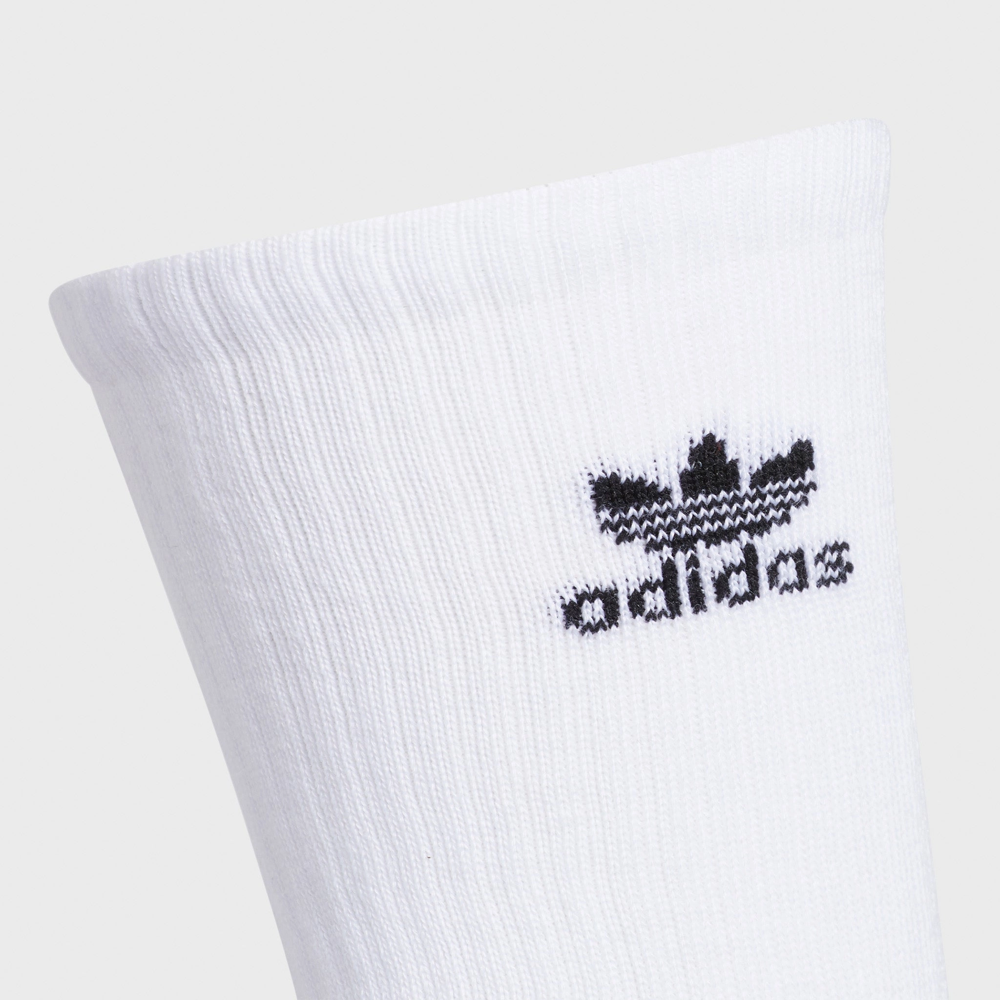 adidas Originals Trefoil Crew Socks (6 Pack) White / Black