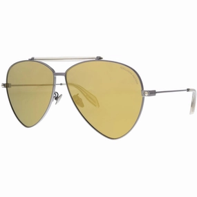 Alexander Mcqueen Men's Sunglasses - Aviator Frame | ALEXANDER MCQUEEN AM0058S 003