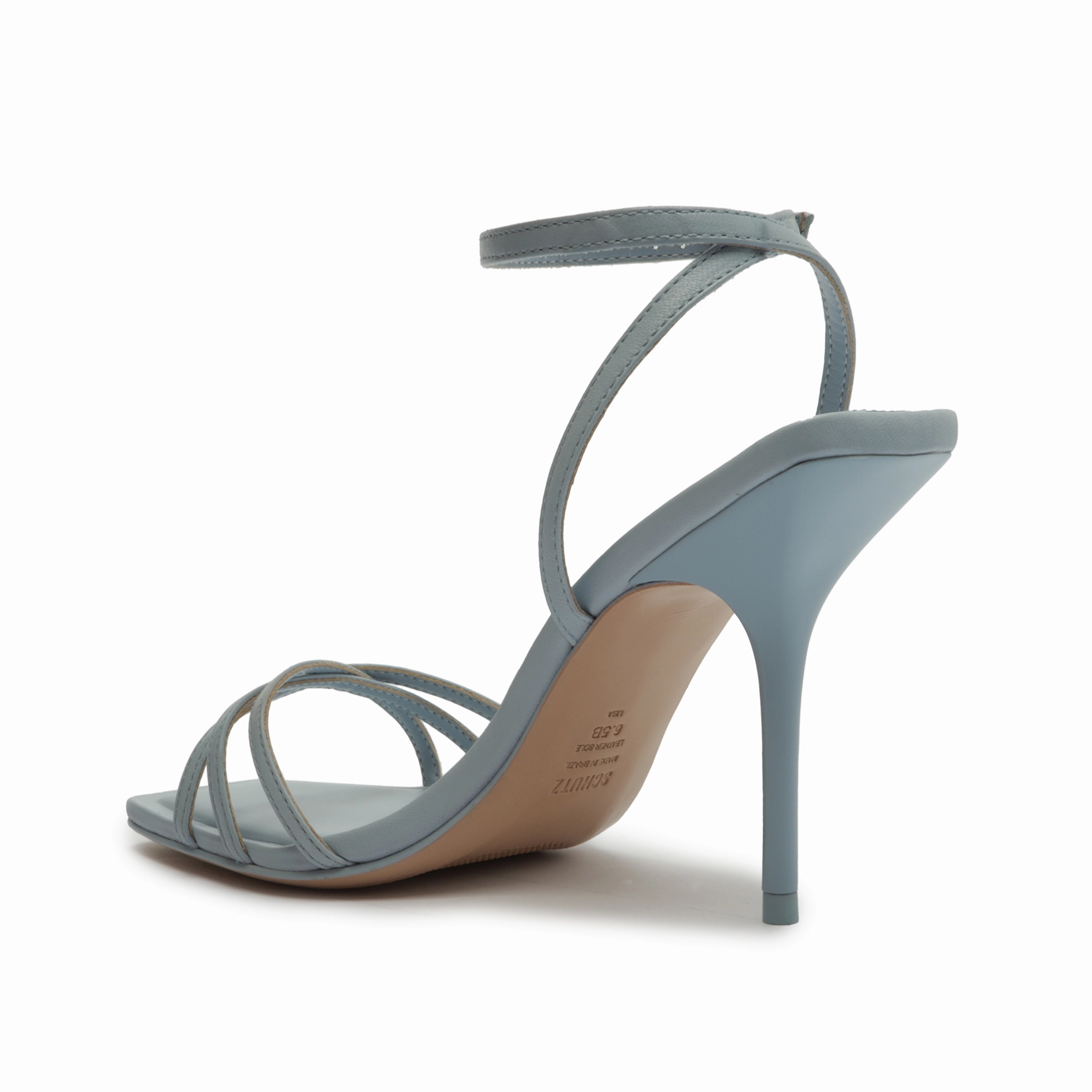 Amelia Square  Leather Sandal
