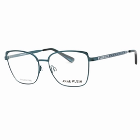 Anne Klein Women's Eyeglasses - Navy Cat Eye Full Rim Metal Frame, 53 mm | AK5094 410
