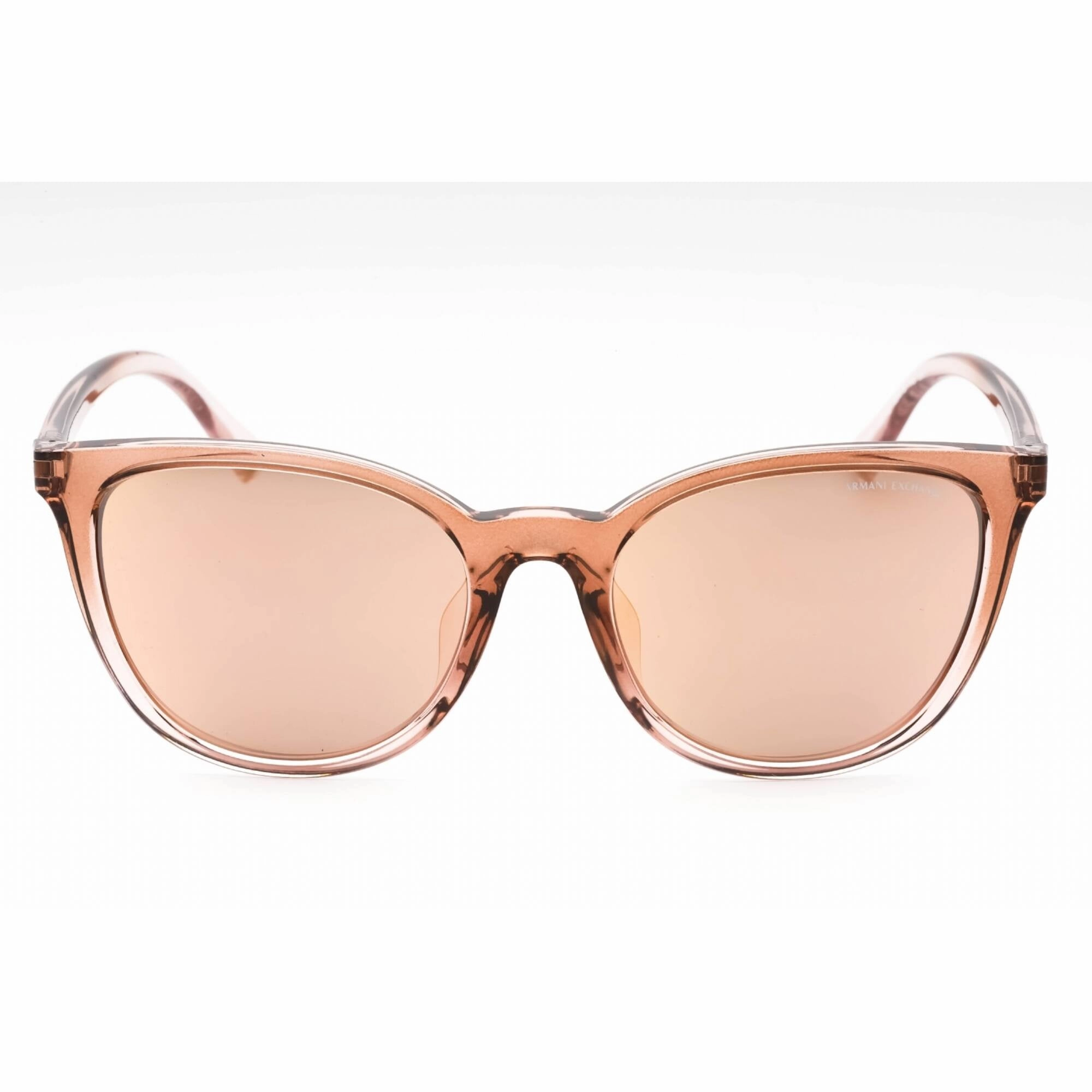 Armani Exchange Women's Sunglasses - Shiny Pink/Crystal Cat Eye | 0AX4077SF 82574Z