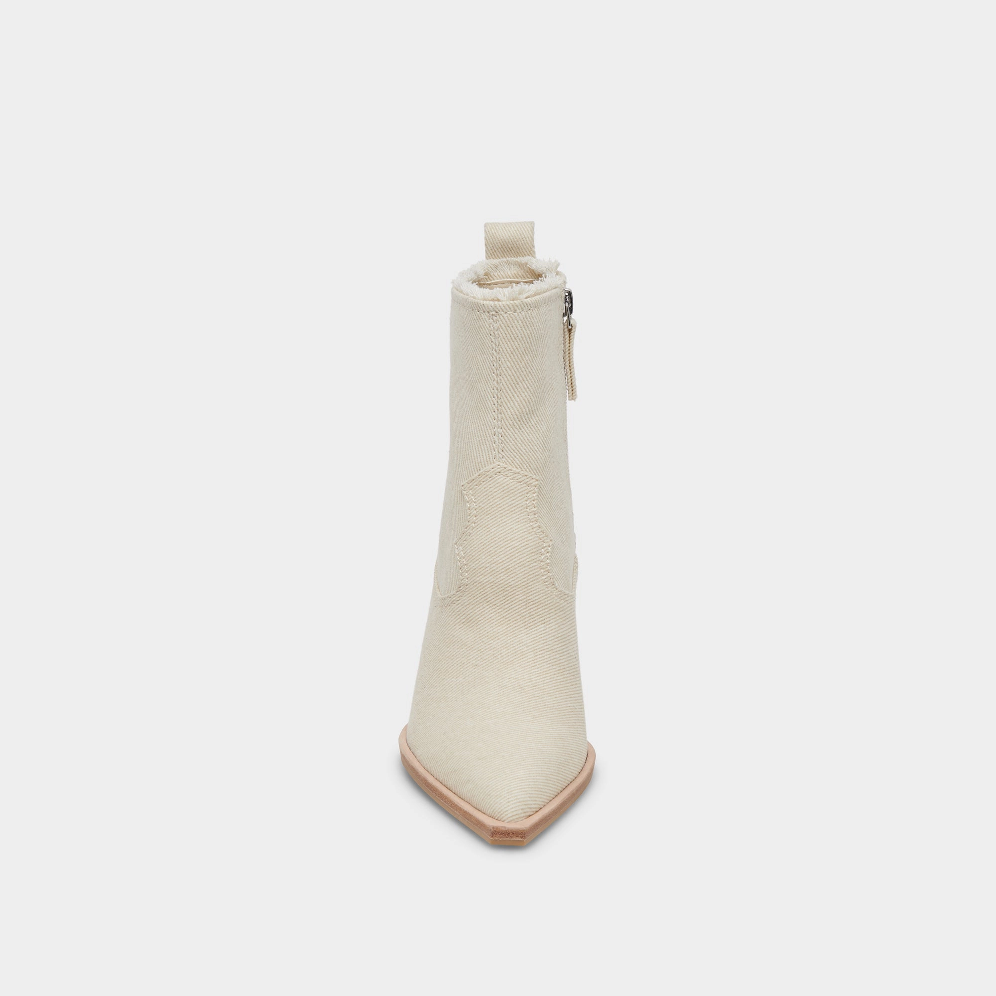 AUSTIN BOOTS IVORY DENIM