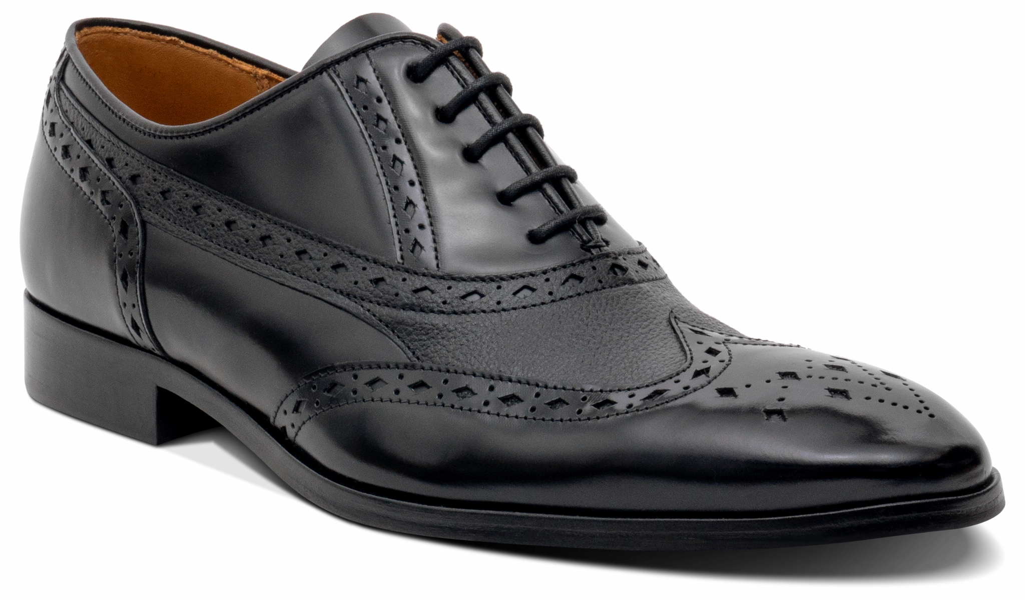 Bampton - Black Hi-Shine/Grain