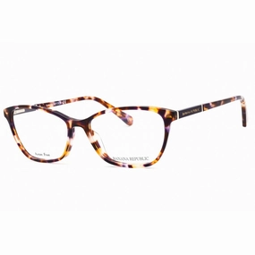 Banana Republic Women's Eyeglasses - 51mm Brown Violet Havana Frame | BREE 0DEX 00