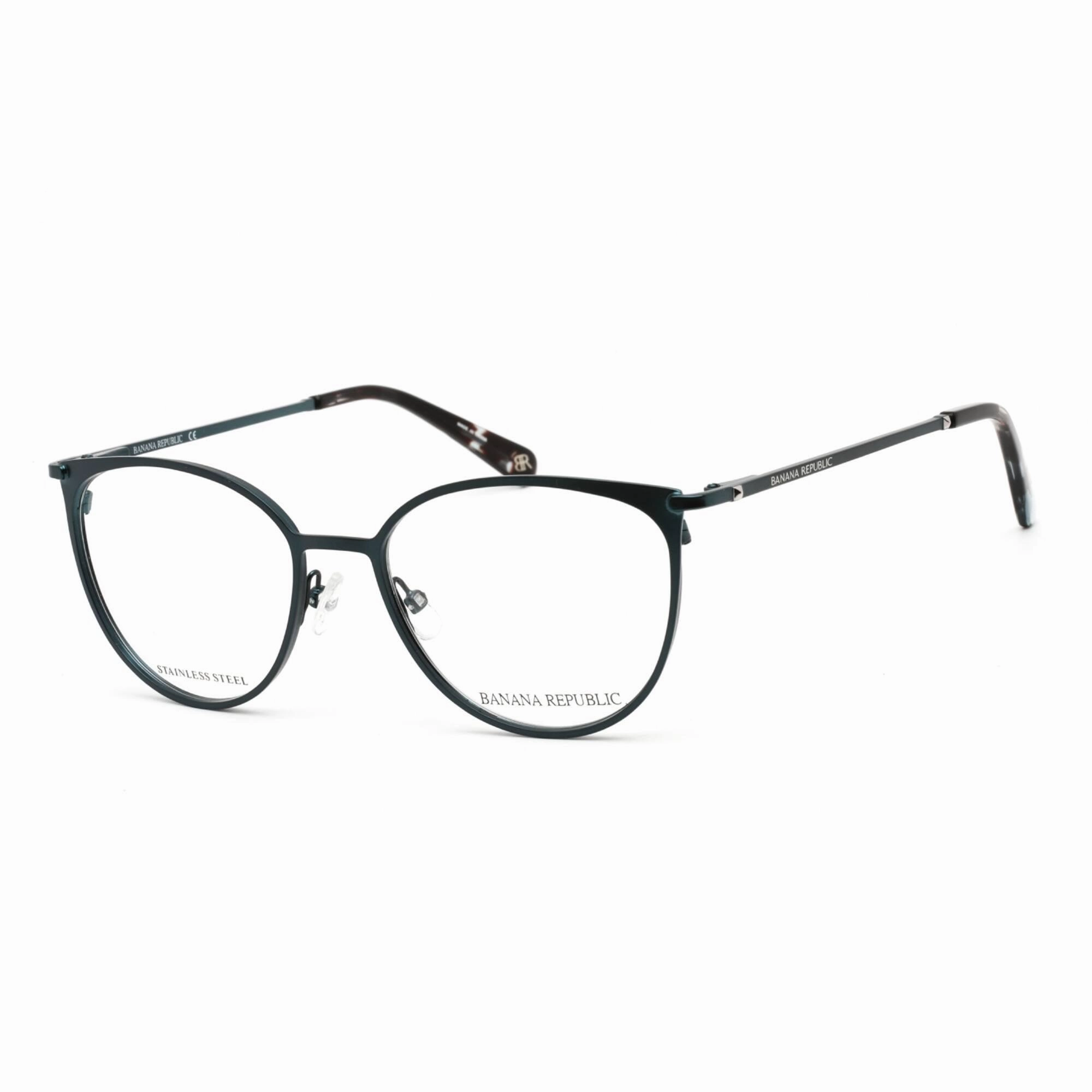 Banana Republic Women's Eyeglasses - Full Rim Teal Round Frame | GINNIFER 0ZI9 00
