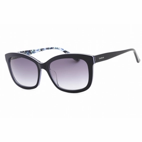 Bebe Women's Sunglasses - Navy Full Rim Rectangular Fixed Nose Pads Frame | BB7228 400
