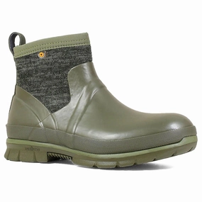Bogs Women's Winter Boots - Crandall Low Waterproof, Olive Multi | 72420-302