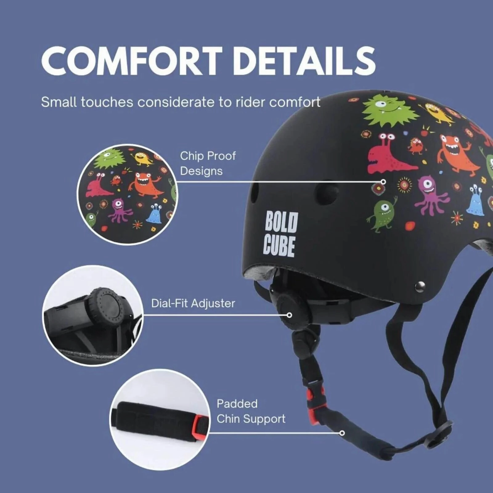 BOLDCUBE Helmet (S) - Blue