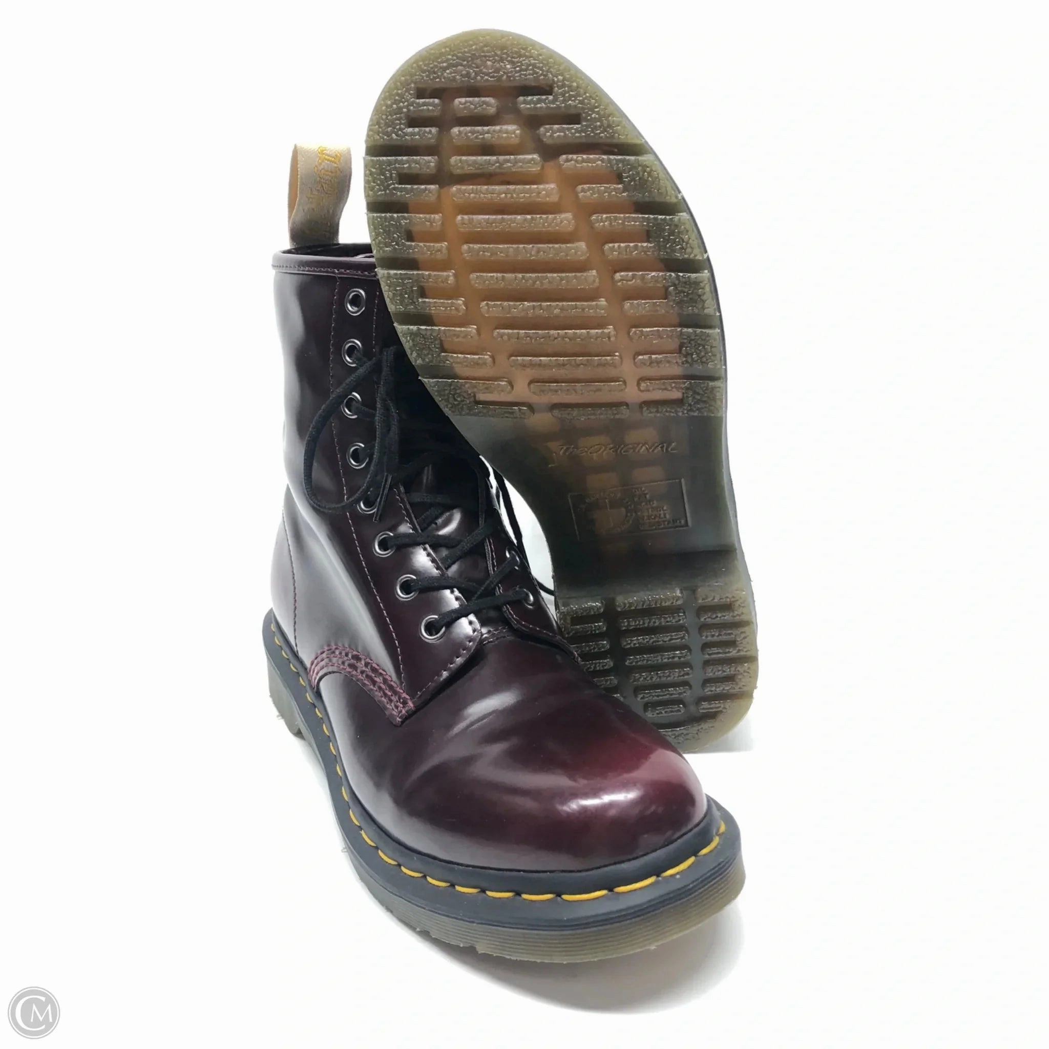 Boots Combat By Dr Martens In Red, Size: 7