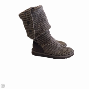 Boots Designer By Ugg In Brown, Size: 8