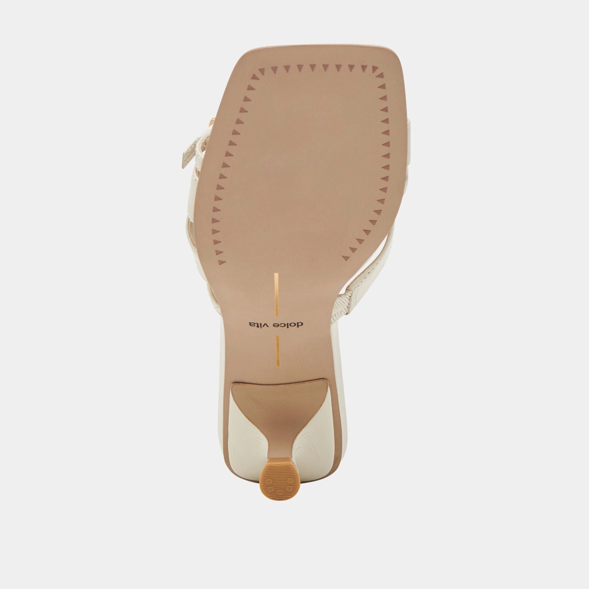 BRYANT HEELS IVORY CRINKLE PATENT