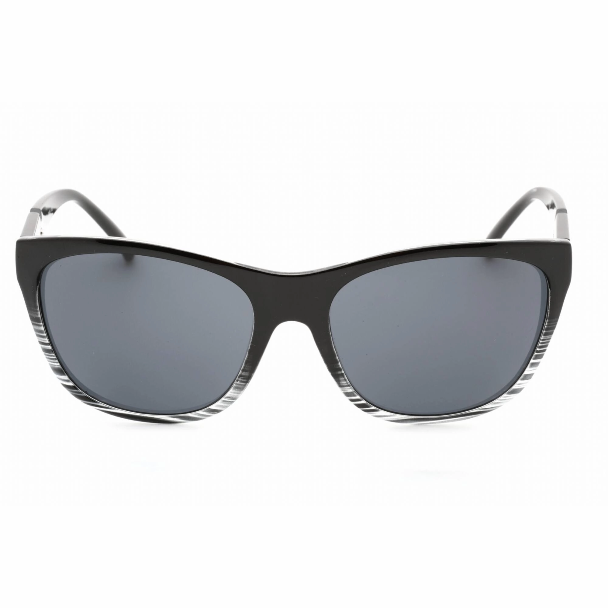 Calvin Klein Retail Women's Sunglasses - Black Stripes Square Plastic | R655S 003