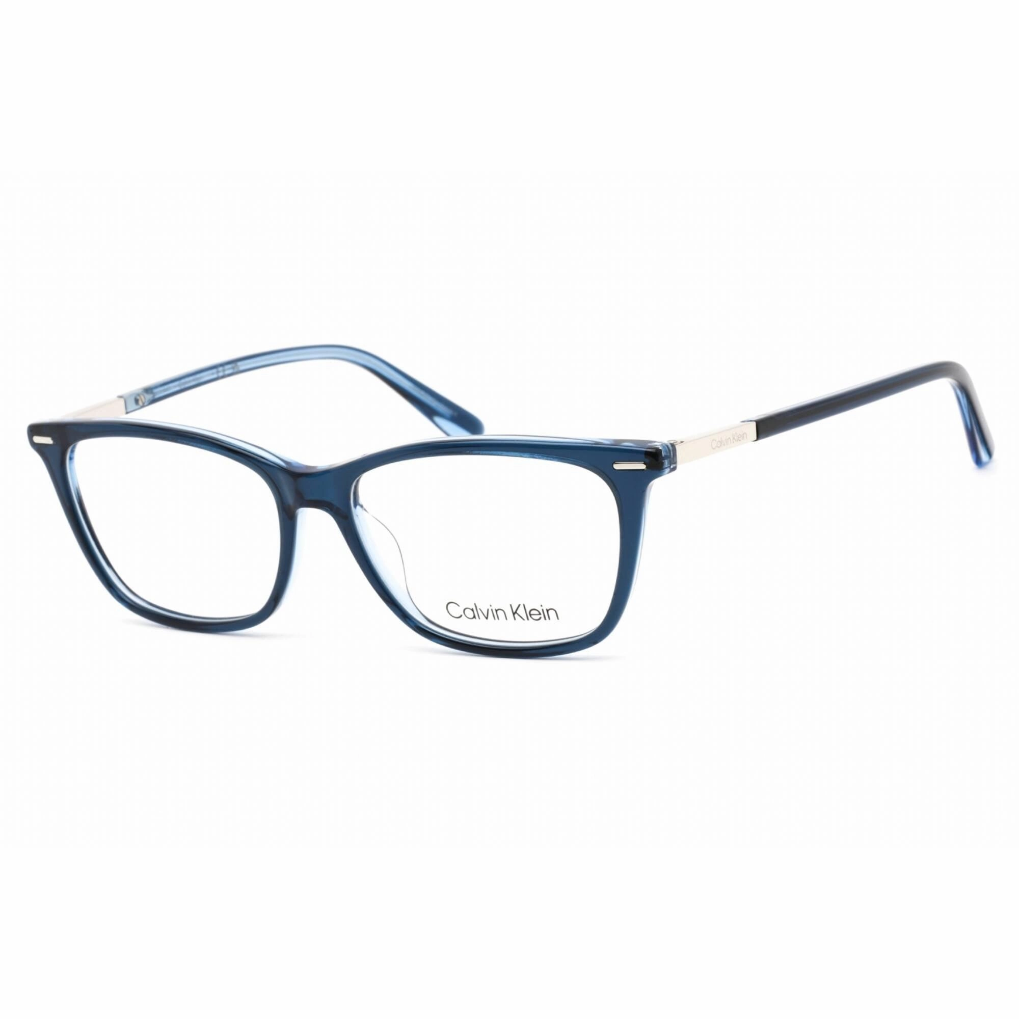 Calvin Klein Women's Eyeglasses - Blue Plastic Rectangular Shape Frame | CK22506 438