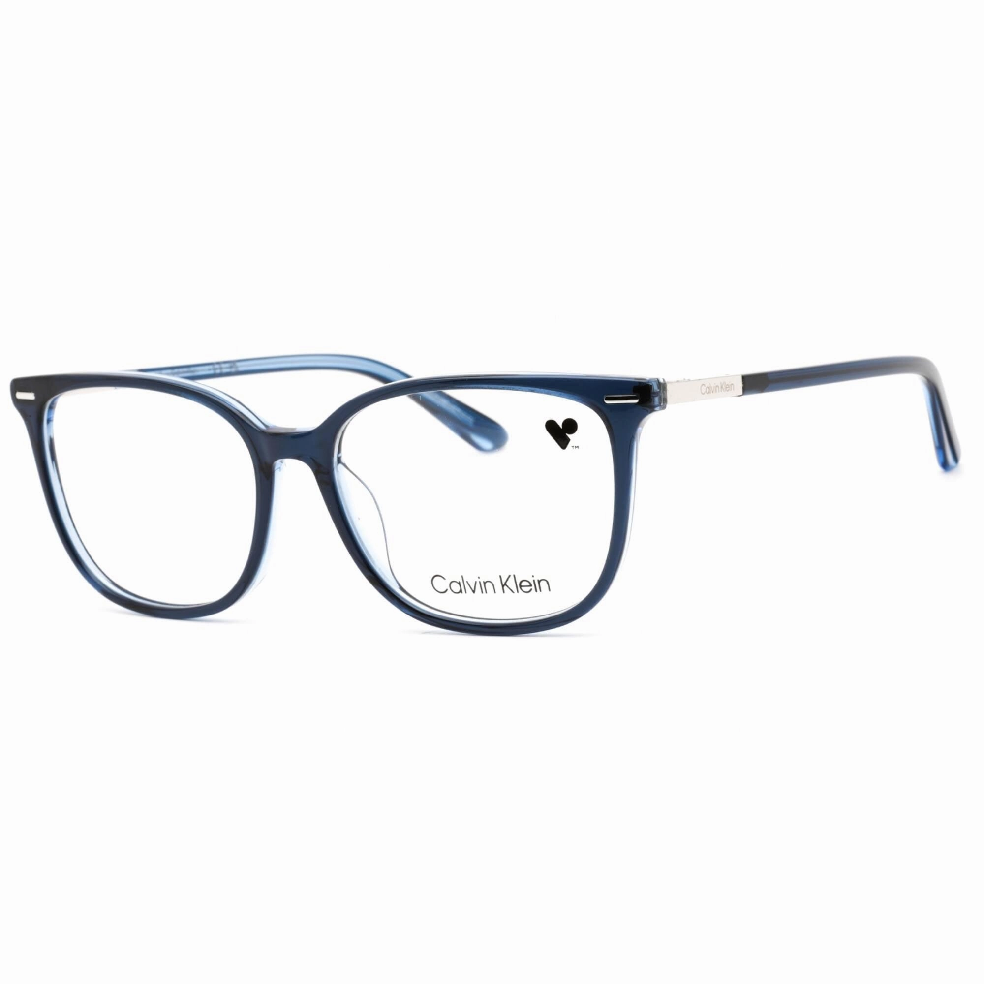 Calvin Klein Women's Eyeglasses - Full Rim Blue Rectangular Shape Frame | CK22505 438