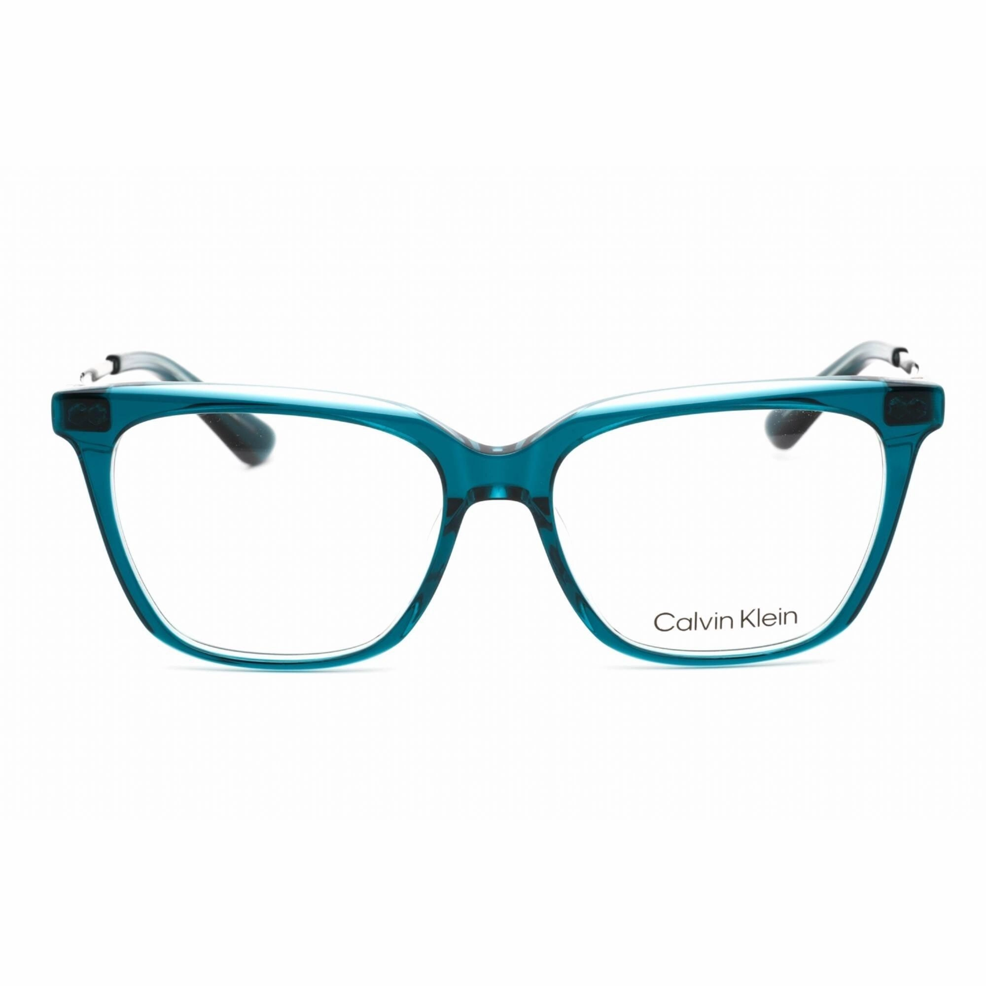 Calvin Klein Women's Eyeglasses - Full Rim Petrol Plastic Rectangular | CK22509 431