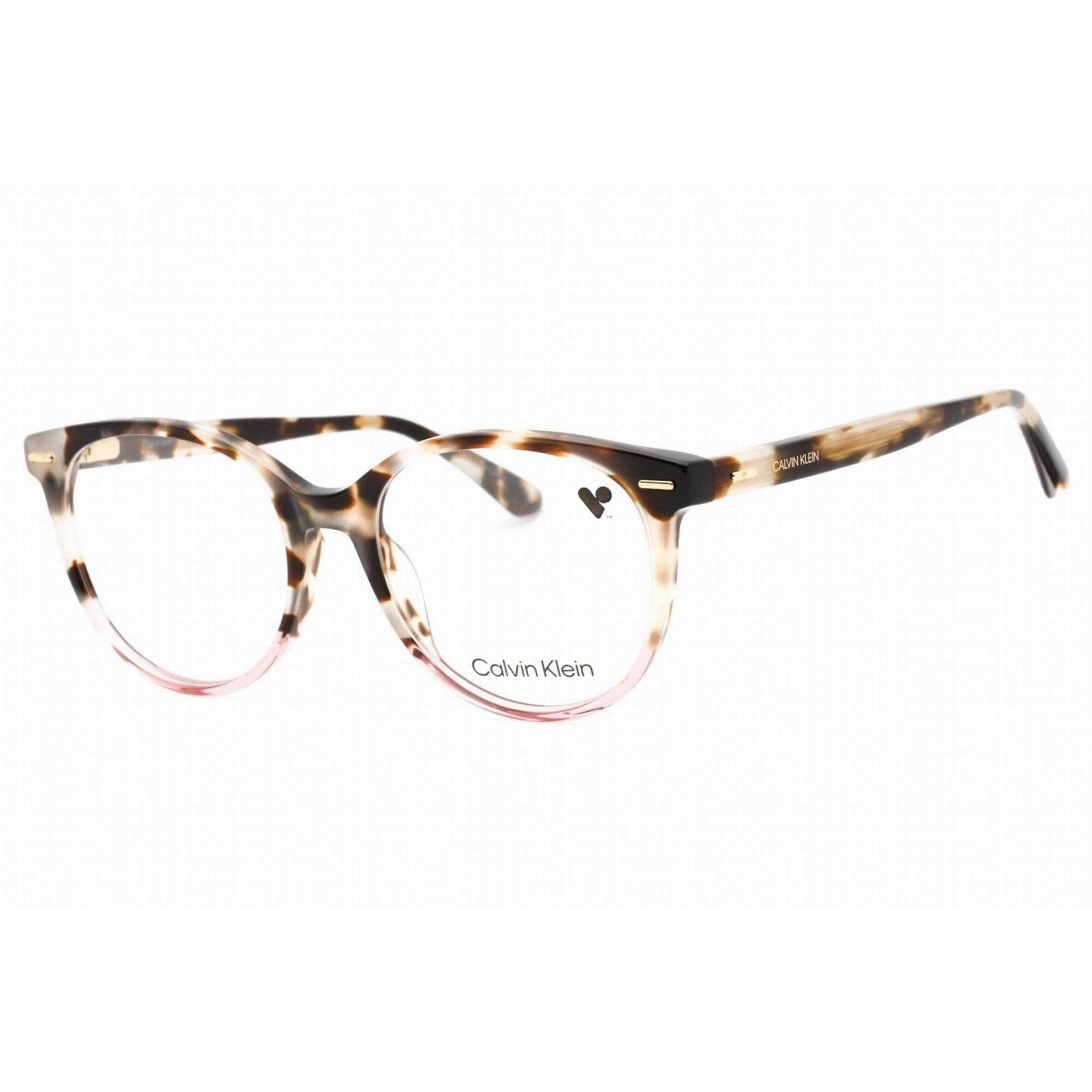 Calvin Klein Women's Eyeglasses - Ivory Tortoise Full Rim Round Frame | CK21710 111