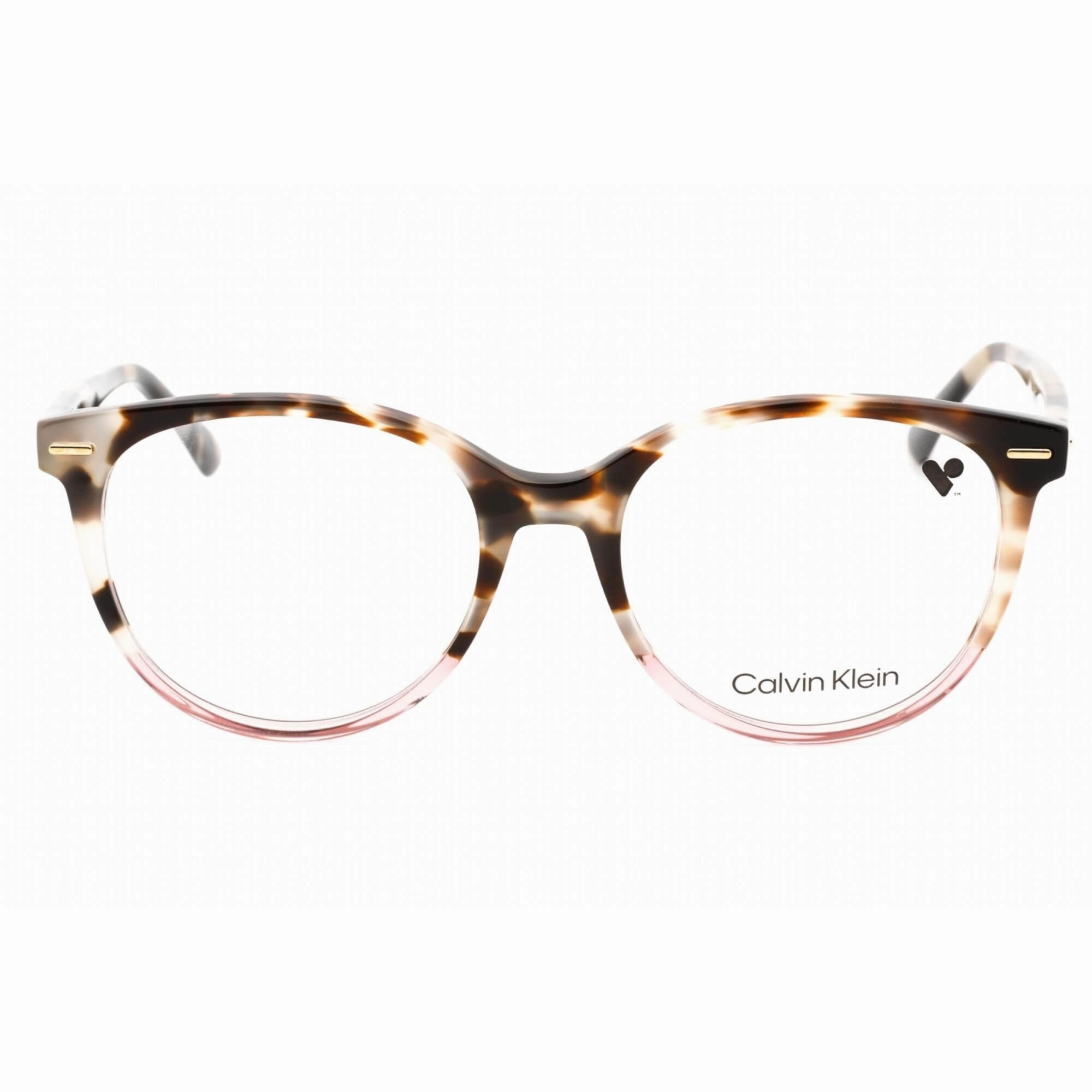 Calvin Klein Women's Eyeglasses - Ivory Tortoise Full Rim Round Frame | CK21710 111