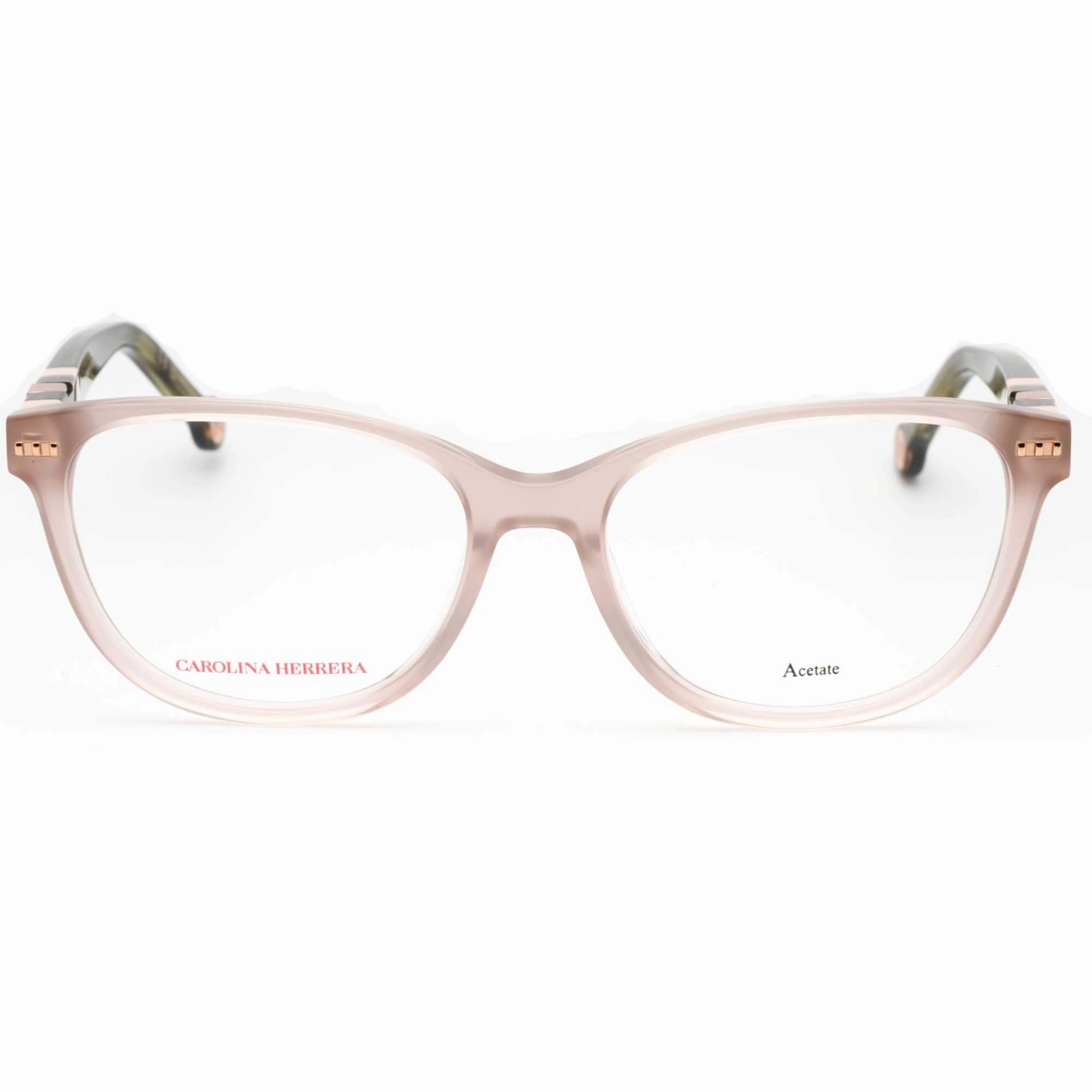 Carolina Herrera Women's Eyeglasses - Green Nude Plastic Cat Eye | CH 0048 03IO 00