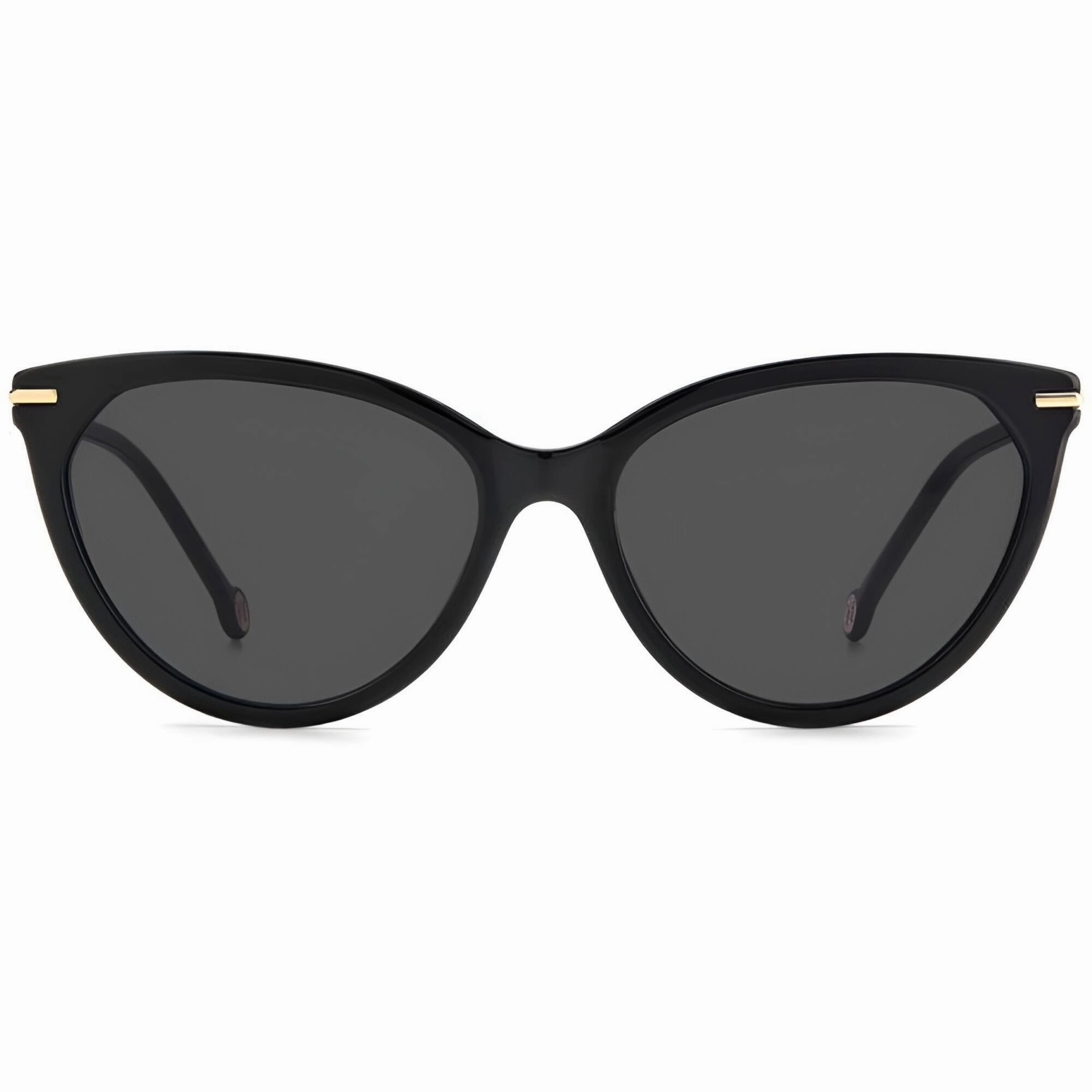 Carolina Herrera Women's Sunglasses - Black Acetate Cat Eye Frame | HER 0093/S 807