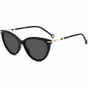 Carolina Herrera Women's Sunglasses - Black Acetate Cat Eye Frame | HER 0093/S 807