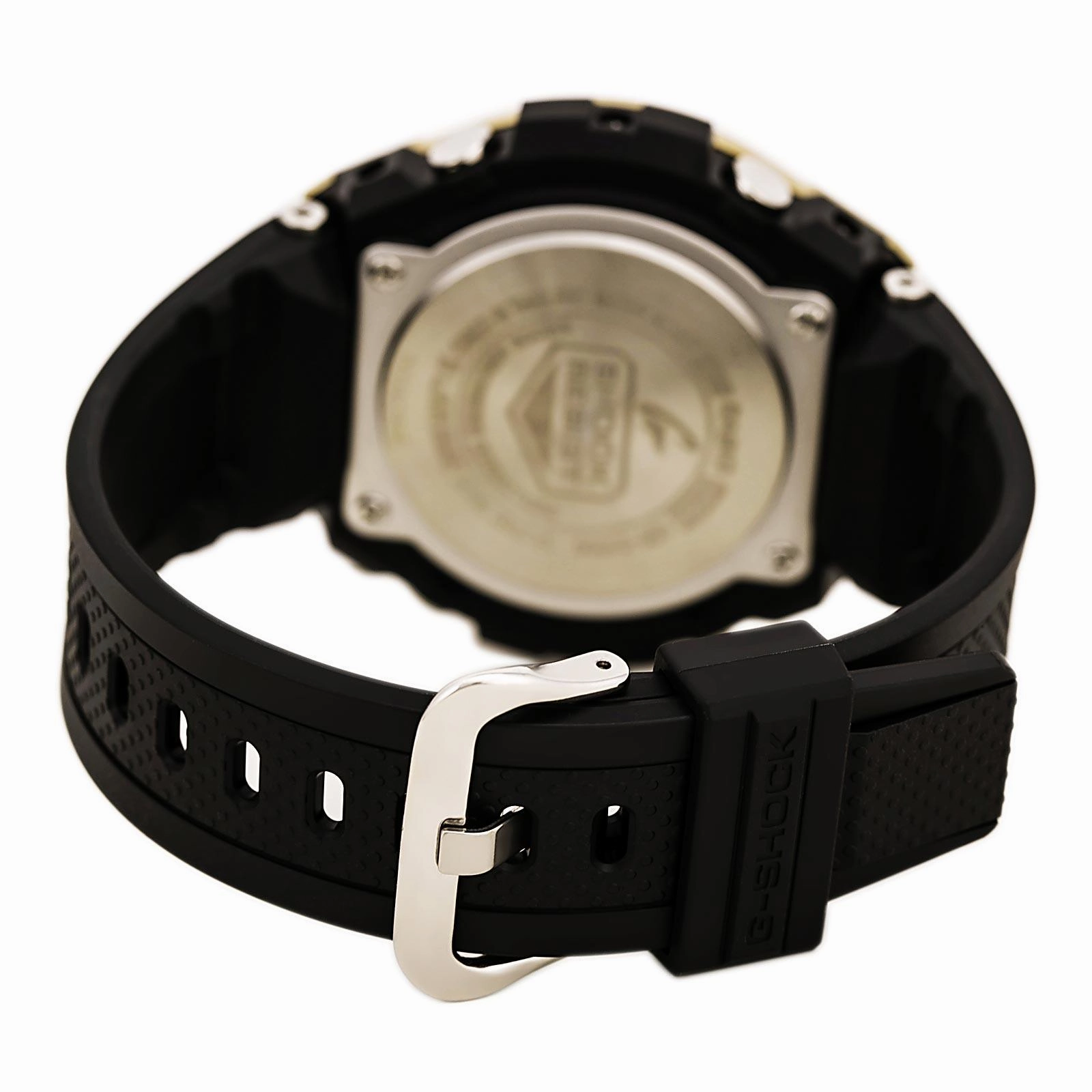 Casio Men's G-Shock Black Resin Strap World Time Ana-Digi Black Dial Quartz Dive Watch | GSTS100G-1A
