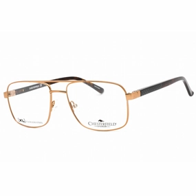 Chesterfield Men's Eyeglasses - Light Brown Metal Aviator Frame | CH 90XL 0TUI 00