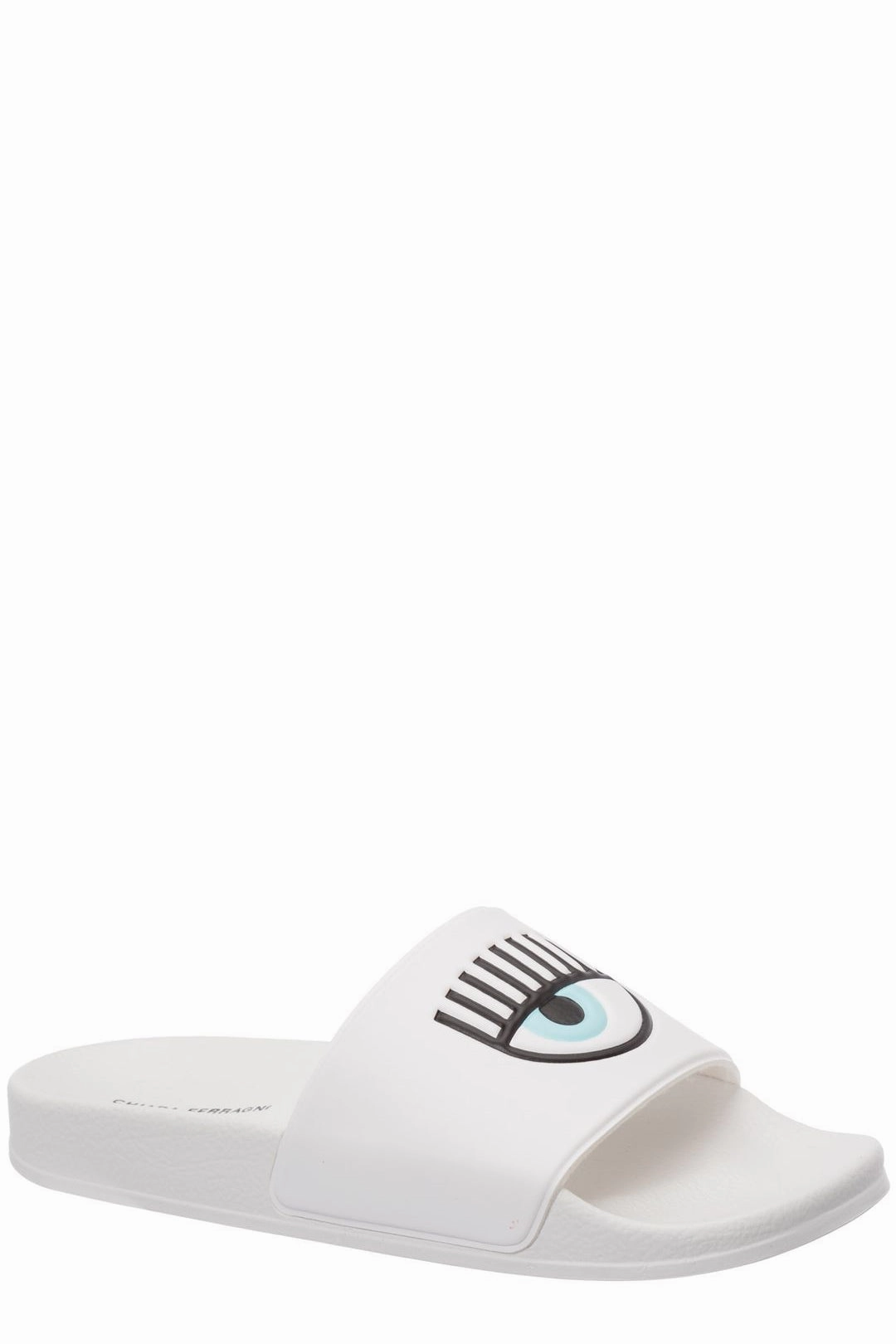 Chiara Ferragni Logo Printed Open-Toe Pool Slides