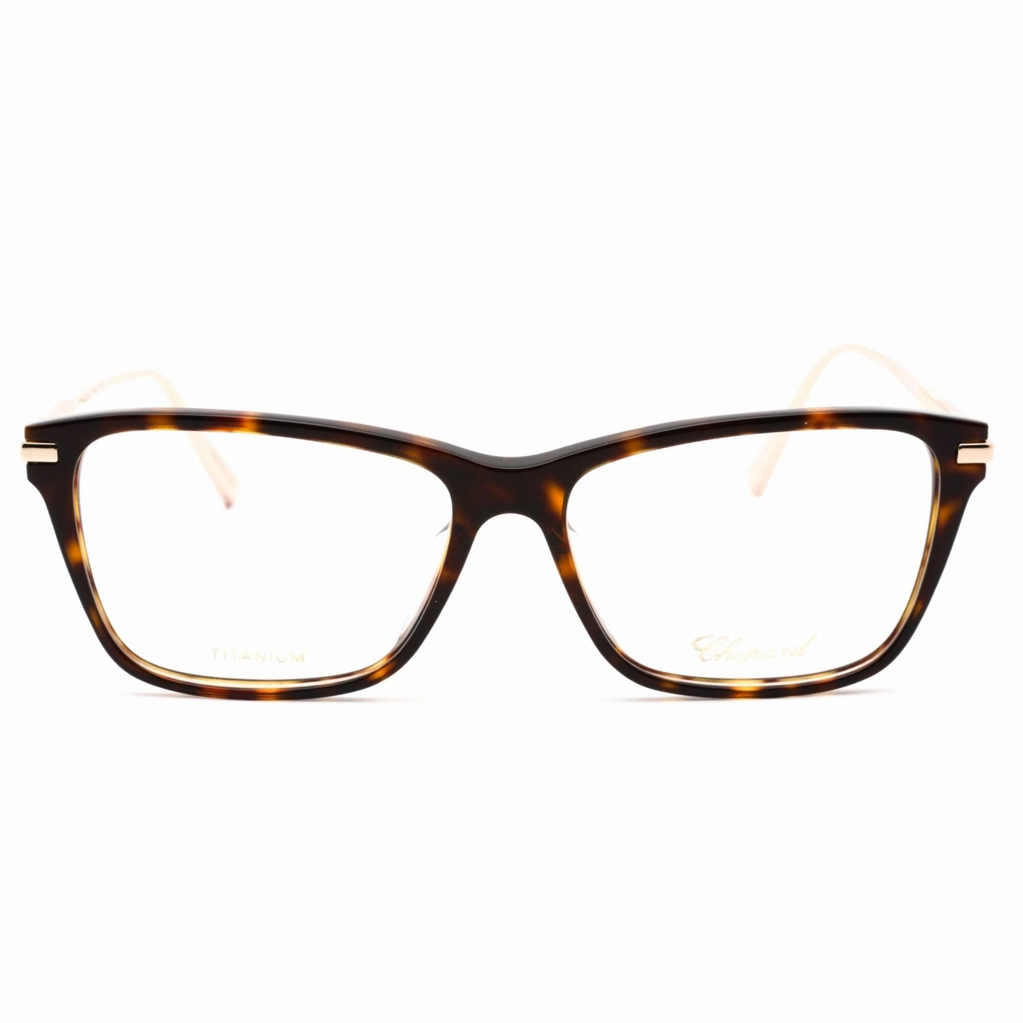 Chopard Men's Eyeglasses - Full Rim Tortoise Plastic Rectangular Frame | VCH299N 0722