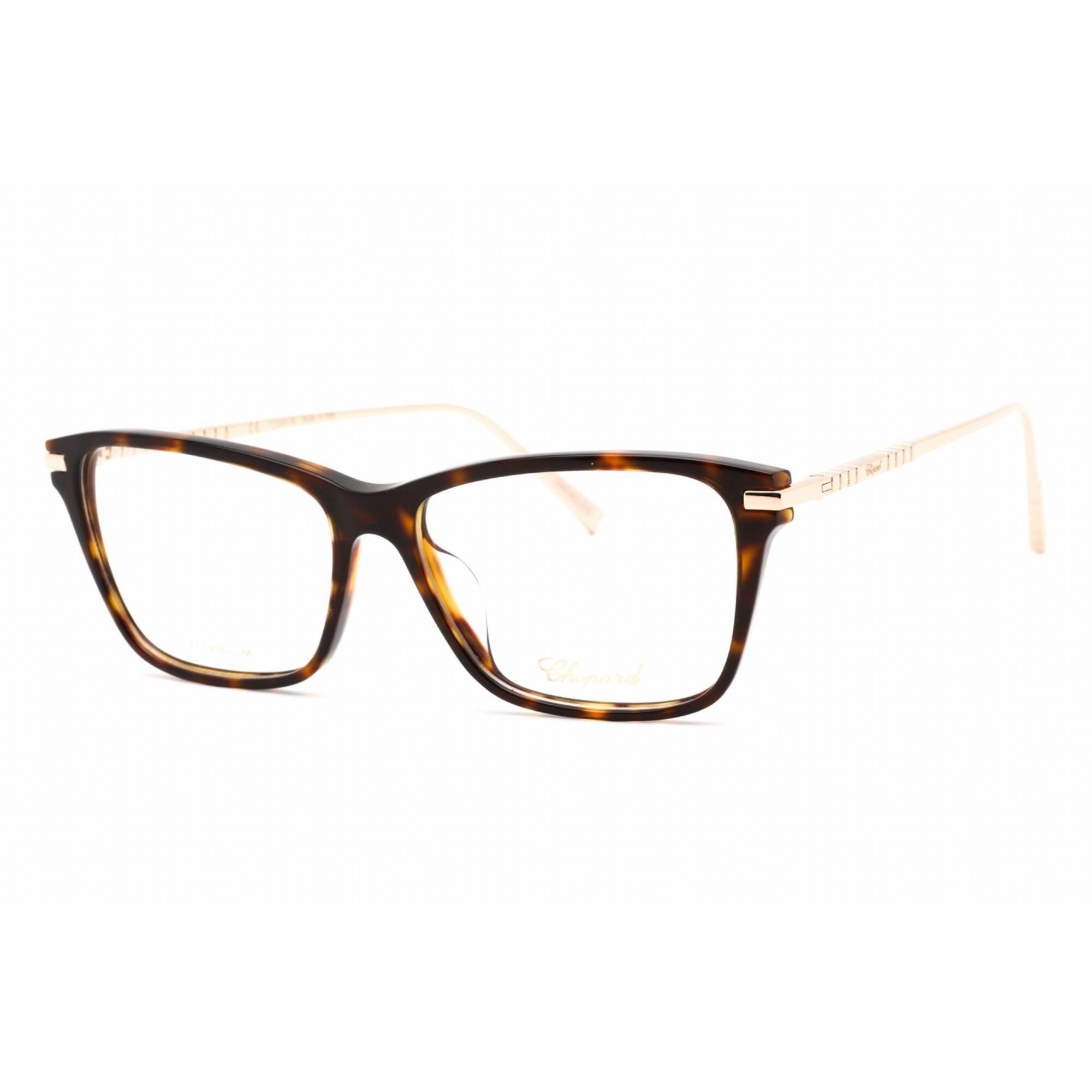 Chopard Men's Eyeglasses - Full Rim Tortoise Plastic Rectangular Frame | VCH299N 0722
