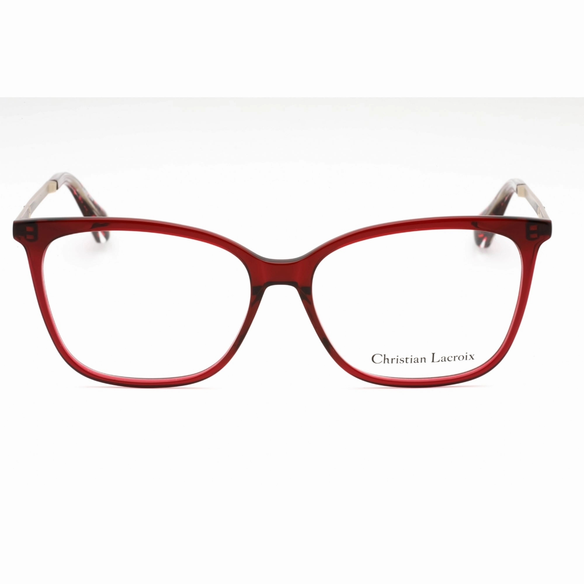 Christian Lacroix Women's Eyeglasses - Bordeaux Cat Eye Full Rim Frame | CL1104 214