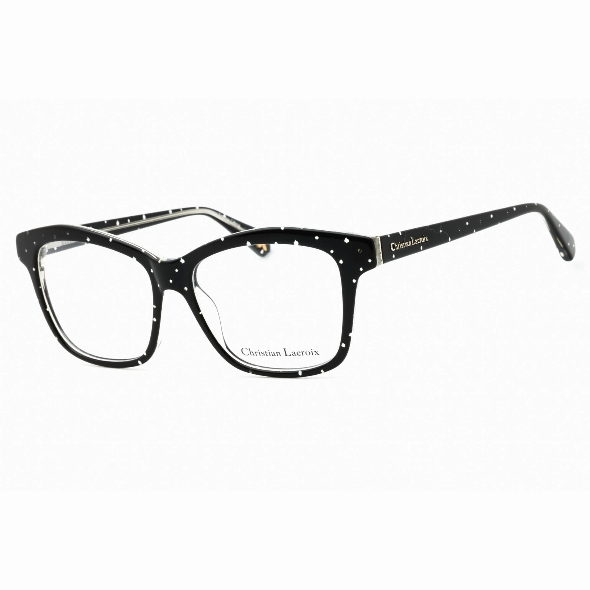 Christian Lacroix Women's Eyeglasses - Plumetis Black Plastic Full Rim | CL1076 084