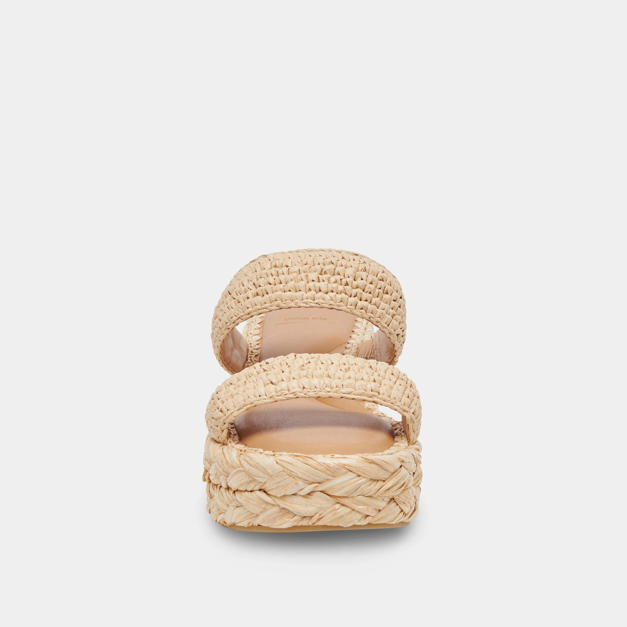 CORLA SANDALS LT NATURAL RAFFIA