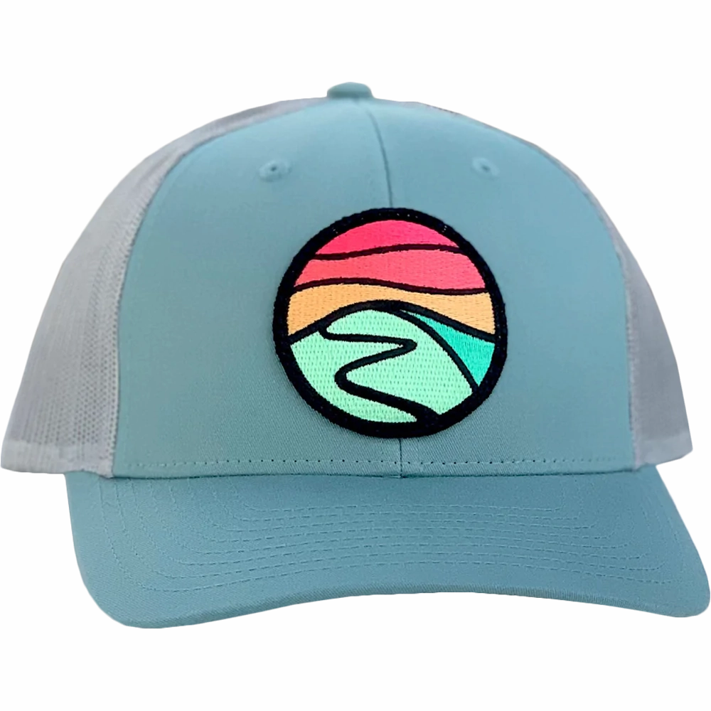 Curved Brim Trucker with Hilltop Patch