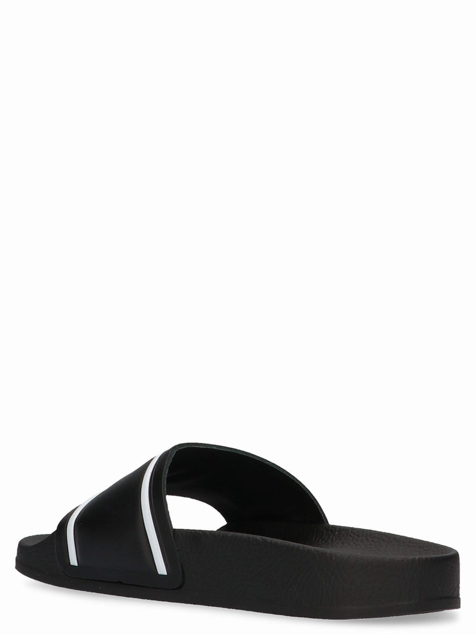 Dolce & Gabbana Kids Logo Embossed Open Toe Slides