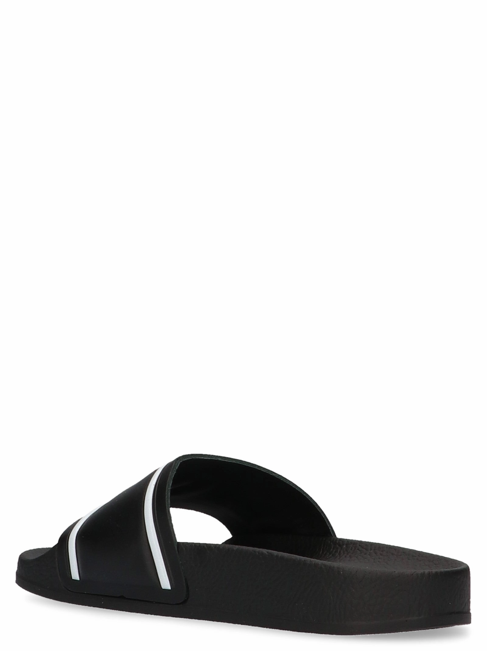 Dolce & Gabbana Kids Logo Embossed Open Toe Slides