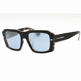 Dolce & Gabbana Men's Sunglasses - Black On Grey Havana Geometric | 0DG4430F 34031U