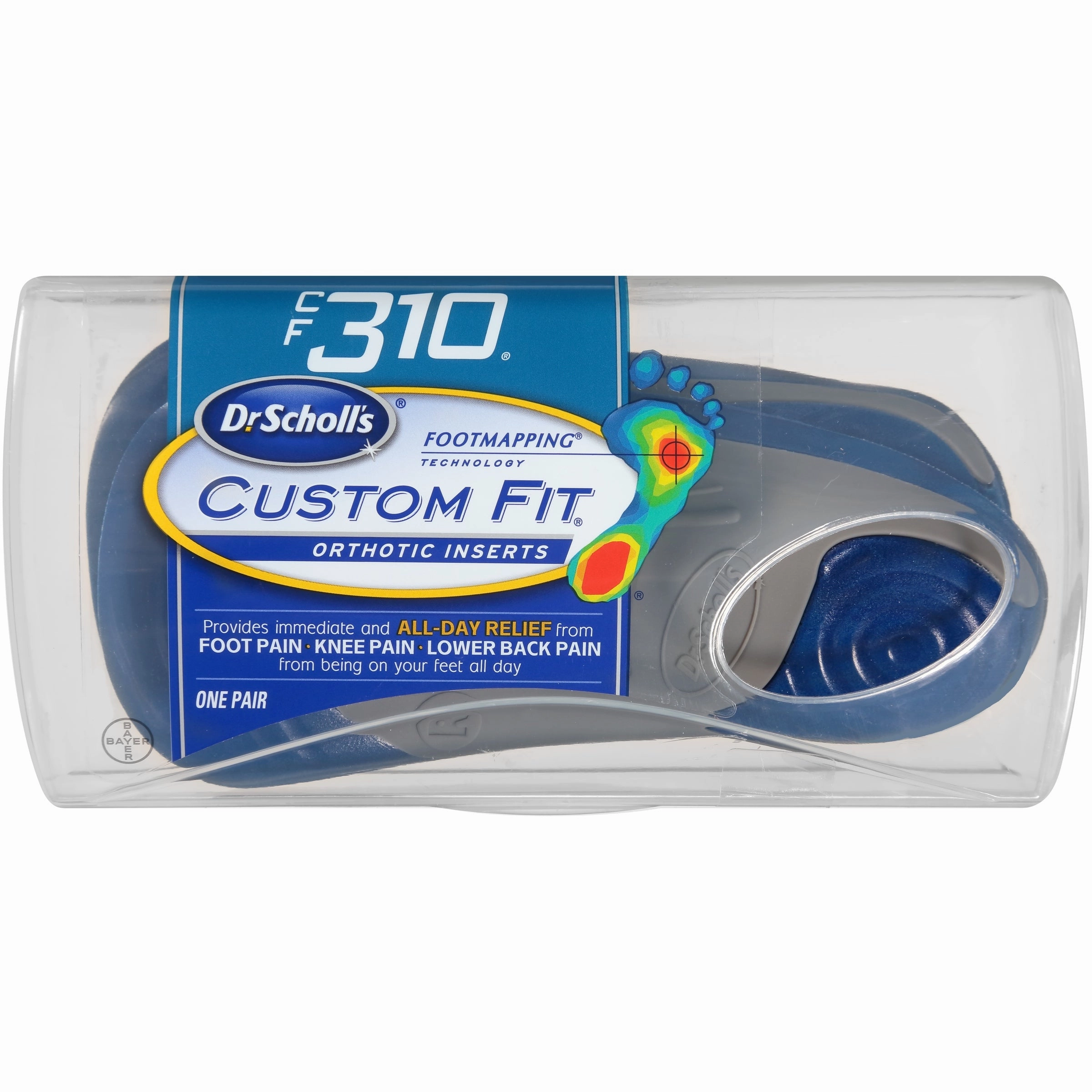 Dr. Scholl's Custom Fit Orthotics CF310, 1 Pair