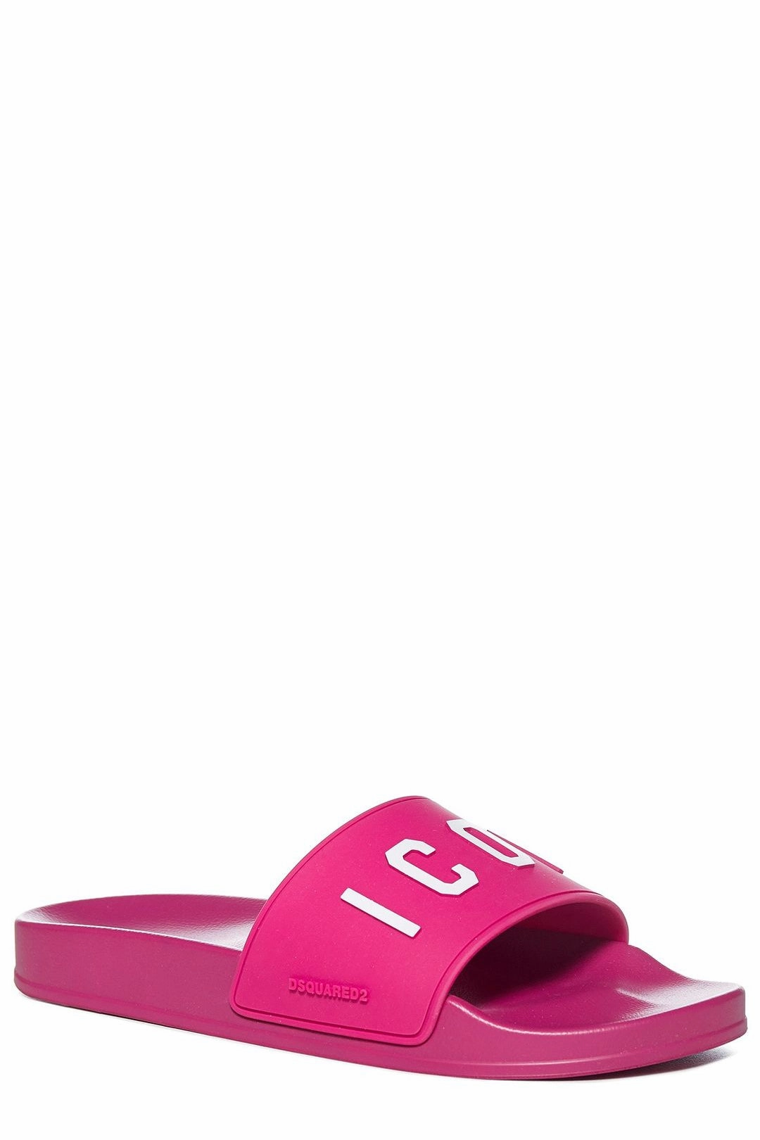 Dsquared2 Logo Detailed Open Toe Slides