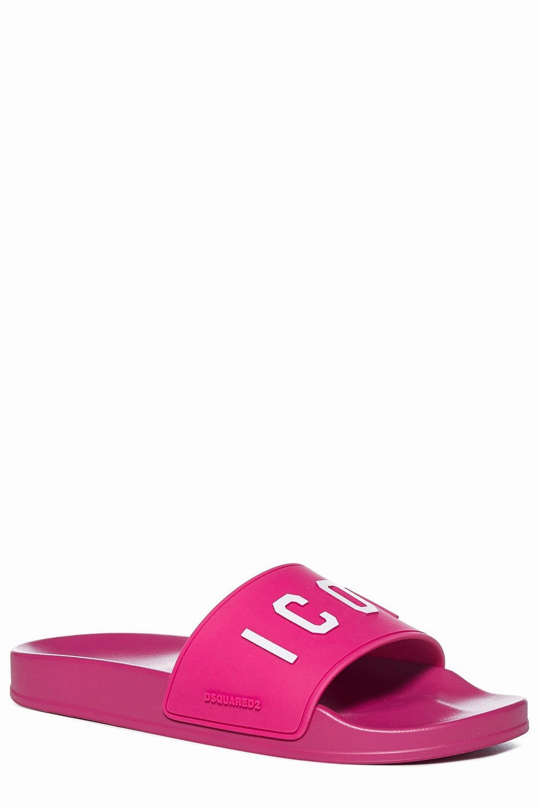 Dsquared2 Logo Detailed Open Toe Slides