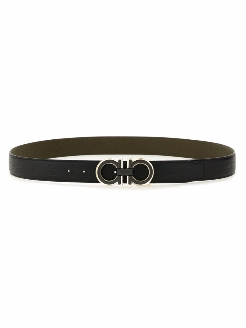 Dual-Tone Calfskin Belt