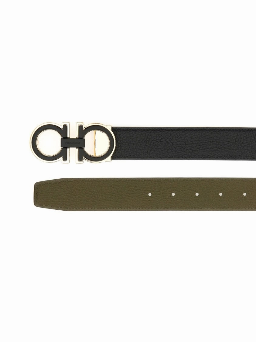 Dual-Tone Calfskin Belt