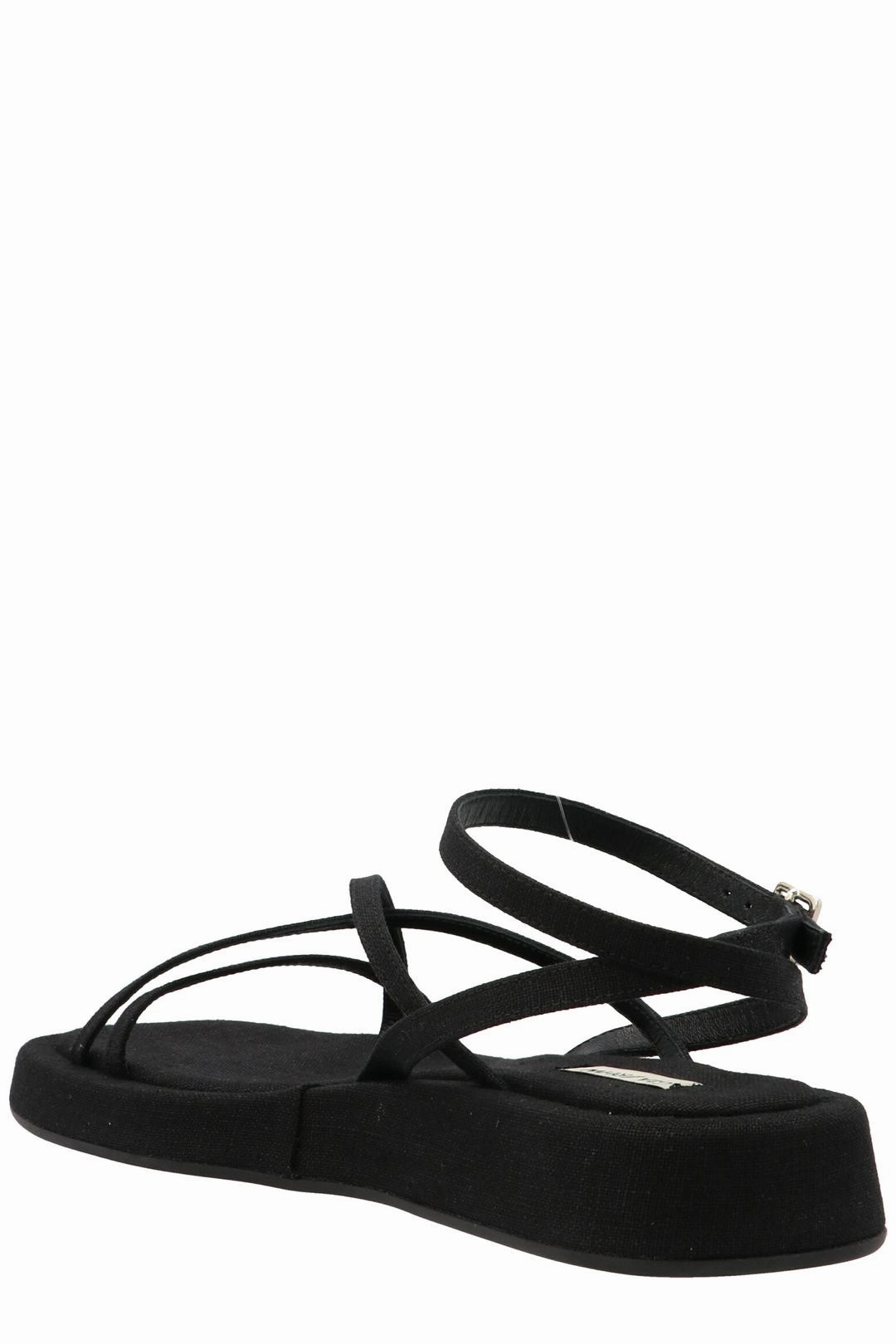 GIA BORGHINI Open Toe Flatform Sandals