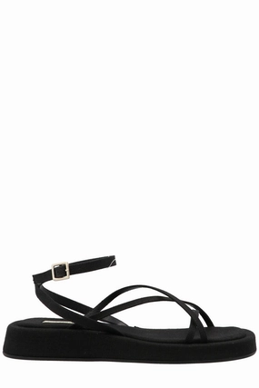GIA BORGHINI Open Toe Flatform Sandals