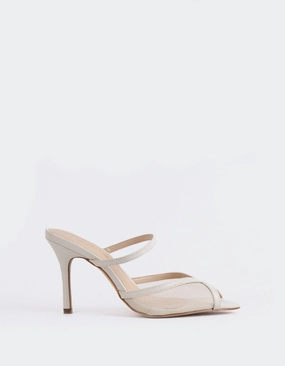 Gloxinia Off White Leather