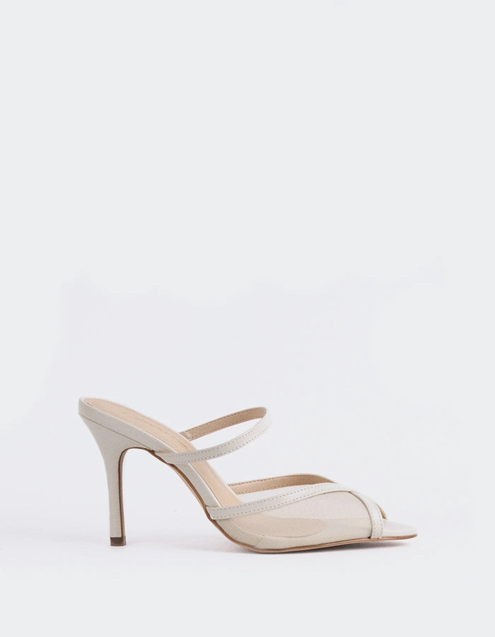 Gloxinia Off White Leather