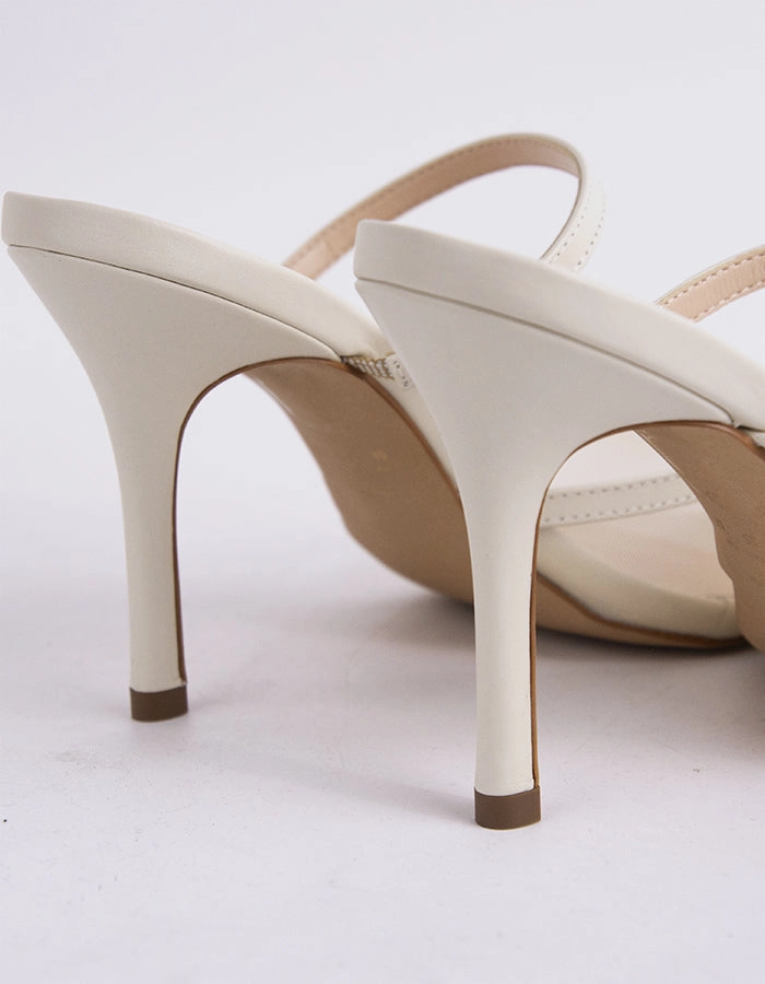 Gloxinia Off White Leather